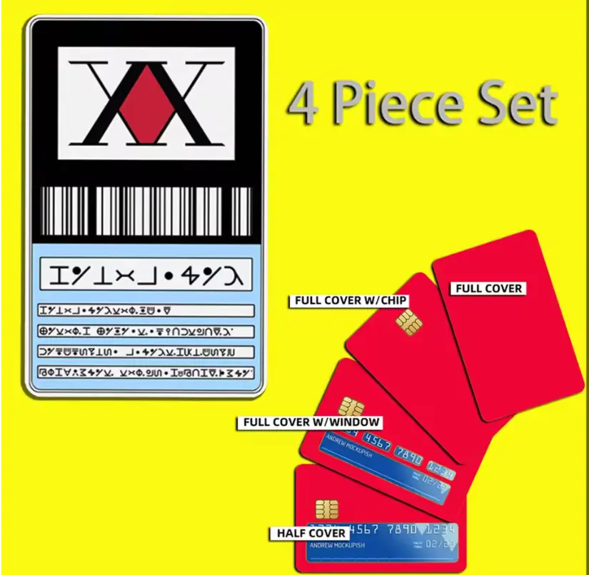 Hunter X Hunter sticker card